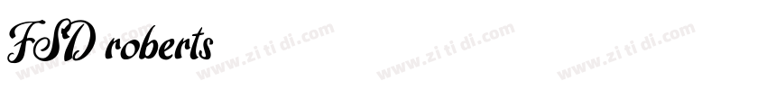 FSD roberts字体转换
